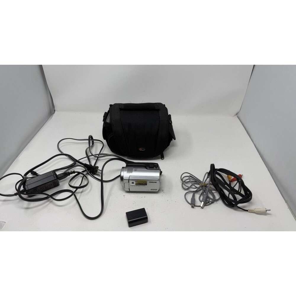 Sony Handycam DCR-SR47 Silver Digital Video Camcorder 60x Zoom 60GB -TESTED